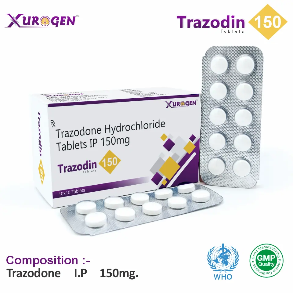 Trazodone 150mg Tablet from Top Pharma Company in India